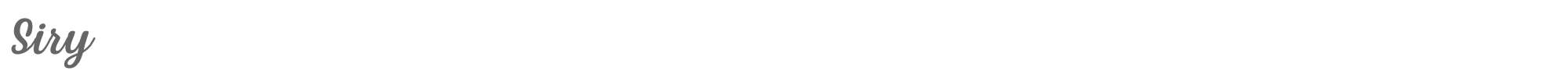 Siry Siry Italic Font by Situjuh (7NTypes).otf font preview